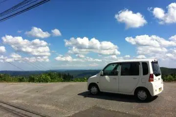 Several people were just parking their cars and having picnics, this was on the main road, a bit past the park entrance