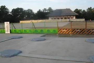 <p>Le&nbsp;&laquo; pavillon dor&eacute; M&eacute;dian &raquo; est en cours de r&eacute;novation</p>