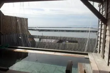 Great view from the open air bath