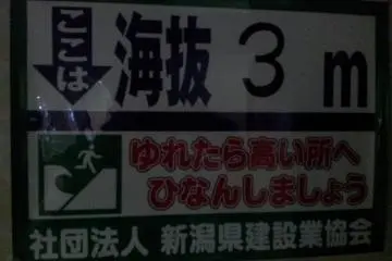 In case of tsunami....