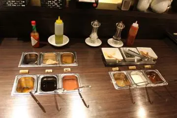 <p>Many choices for dressing</p>
