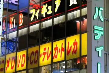 <p>You can easily spot one of the Liberty buildings (if you can read Katakana)</p>
