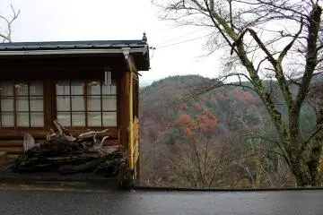 <p>The view from Ryokan Kato's common sitting area</p>
