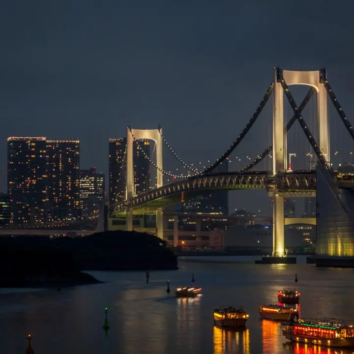 Rainbow Bridge Views - Minato, Tokyo - Japan Travel