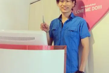 Kanji Tanaka, one of the leading stylists at Love Me Do.