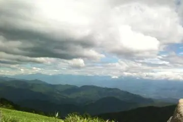 Looking down from Fujimidai to the Iida Valley as clouds roll in (Photo: Justin W. Dart)