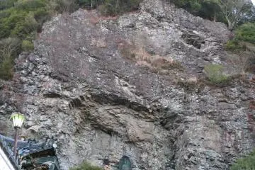 <p>The seated Buddha in the cliff alcove</p>
