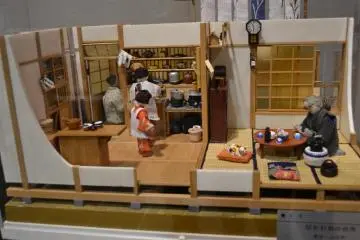 The Japanese household model at the temporary exhibit