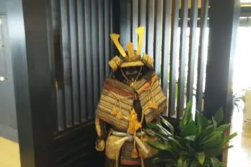 Armor in the lobby
