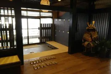 The entrance way
