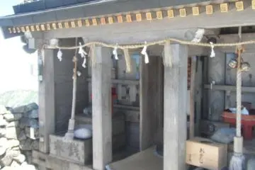 The actual haiden of the shrine