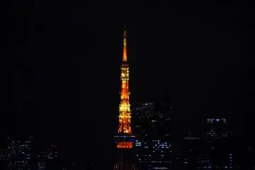 <p>The regular illumination of Tokyo Tower</p>
