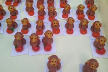 <p>Lots of monkeys as it is the zodiac animal for this year</p>
