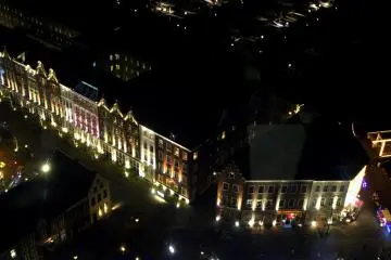 <p>Hotel Amsterdam viewed from the observation deck</p>
