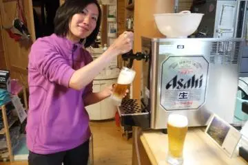 Beer available on tap