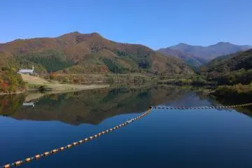 Autumn at Hayachine Dam in Ohasama