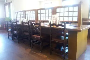 Clean, bright interior in its new incarnation