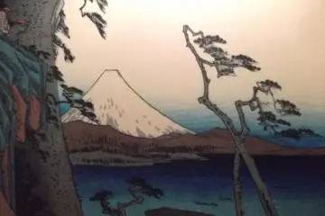 <p>The Hiroshige woodblock print</p>
