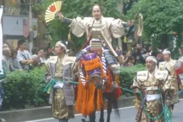 Oda Nobunaga returns to his birthplace, Nagoya