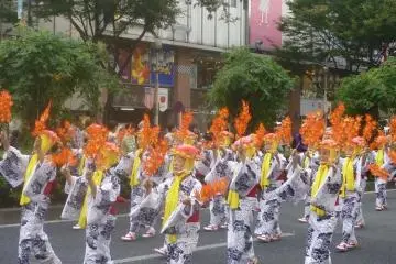 Colorful attractions in the Nagoya Festival