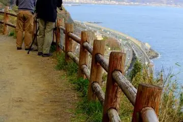These photographers were surely taking their time in capturing the nice landscape before them
