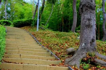Hikers would surely enjoy the long flights of stairs