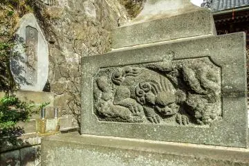 Despite being a small temple there are several interesting carvings


