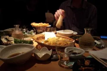A fine spread of tempura and accompaniments (Photo: KWHedlund)