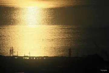 Sunrise over Lake Biwa