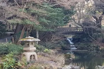 The ponds close to the temple are full of cool corners and statues