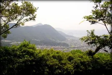 View from the mountain top as we descended the observatory at the summit