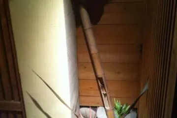 Example of the local crafts that adorn the walls in Wabi-ichi