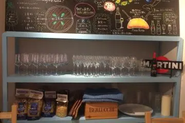 A picture of their menu.