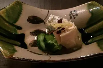 Delicious yuba, or tofu skin