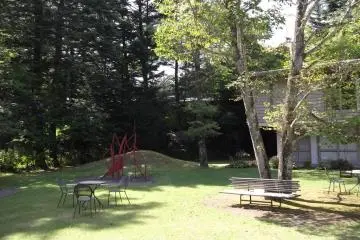 <p>In the garden</p>