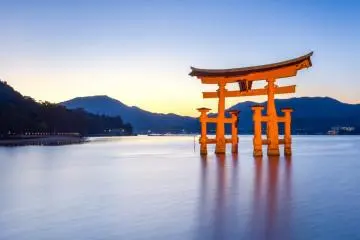 Use the Hiroshima Free Wi-Fi service on the ferry ride to Miyajima.