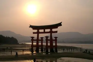 Use the Hiroshima Free Wi-Fi service on the ferry ride home from Miyajima.