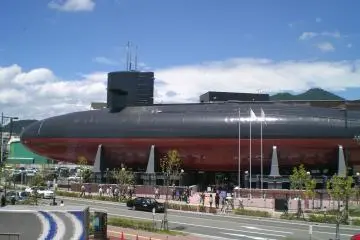 You can even access Hiroshima Free Wi-Fi in the prefecture's smaller cities, such as here in Kure at the Yamato Maritime Museum.
