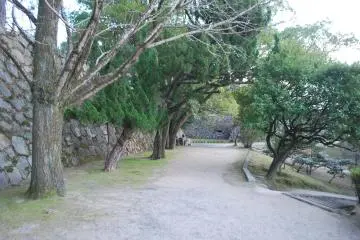 Path around the castle grounds