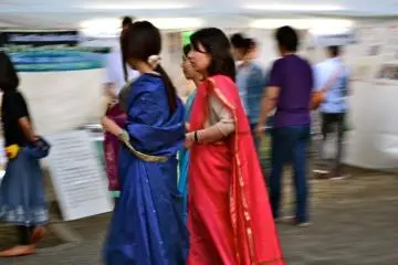 Indo-Japanese love draped in Sarees