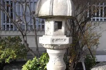 A lantern in the grounds