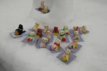 A display of Tokamachi's famous chinkoro figurines