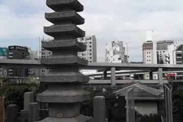 The pagoda and the flyover