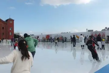 Ice Skating at Red Brick Warehouse