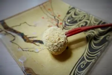 A traditional Japanese sweet
