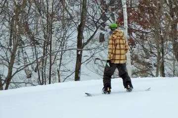 The snowboarders I spoke with said they love Minakami's high quality fresh powder snow.