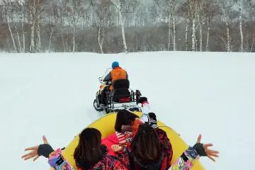 There are so many fun activities to choose from. Snow rafting was one of my favorites.