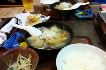 Smaller personal size nabe dish set meals can be purchased at a reasonable price