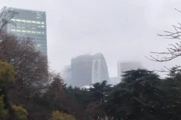 Gedung-gedung pencakar langit di Shinjuku