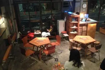 Lobby of Nui Hostel & Bar